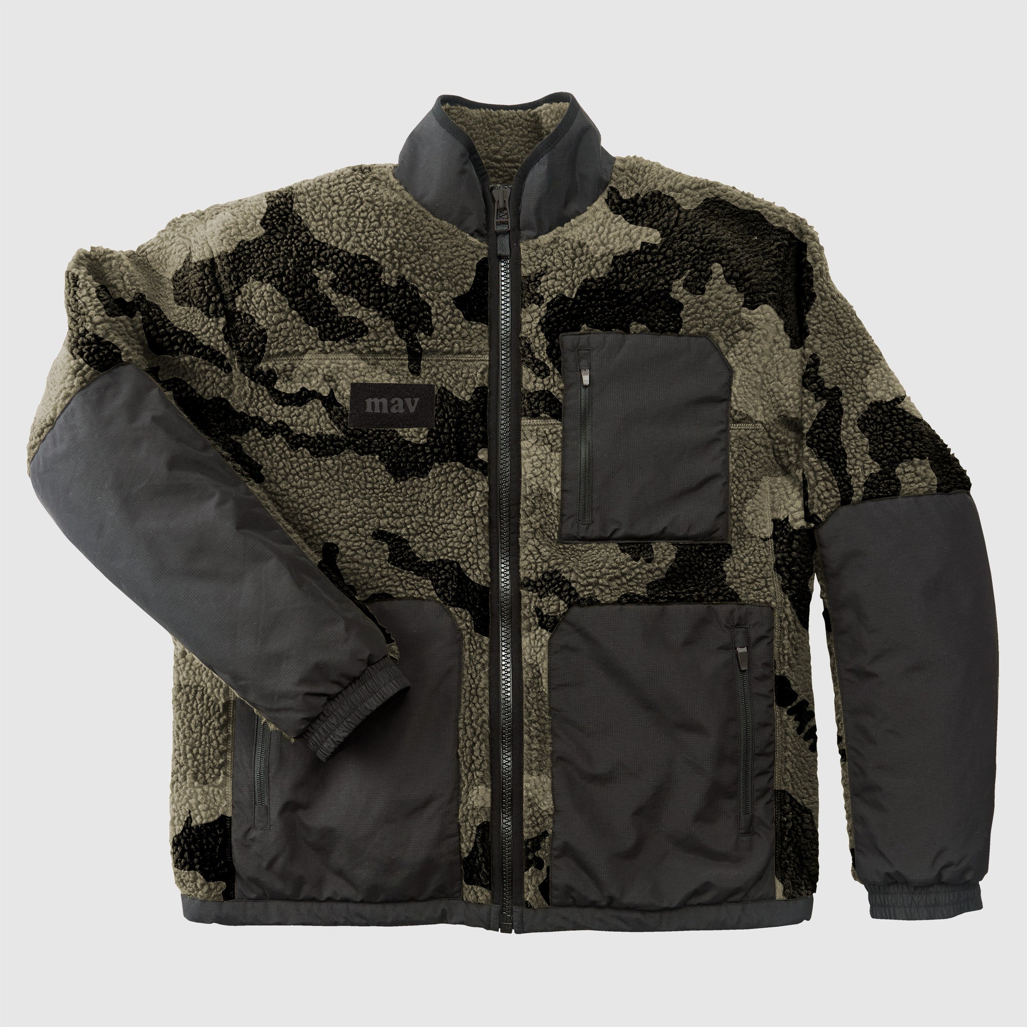 Outland Fleece Jacket Camo Mav Brand