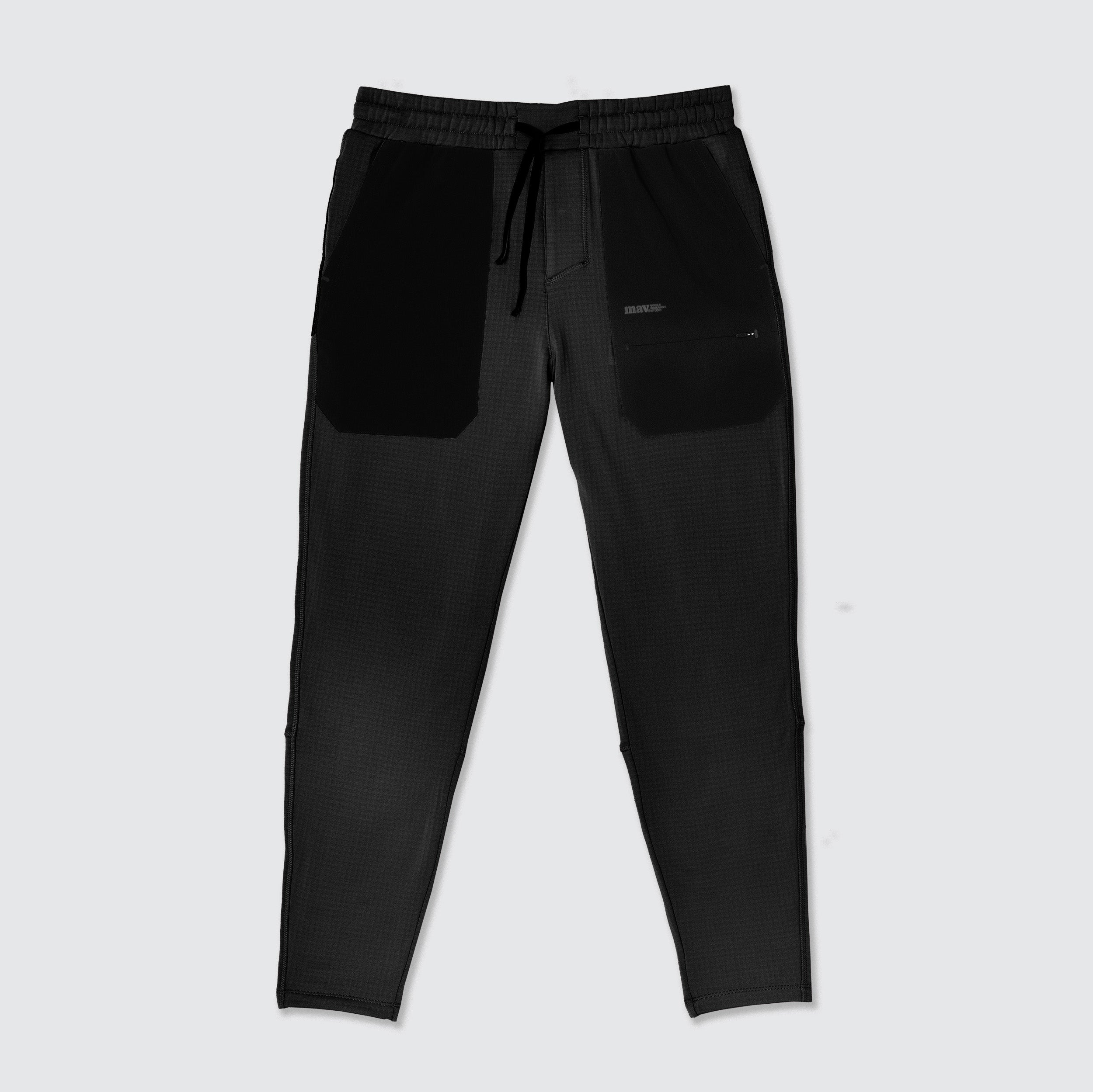 Bonfire Gridback Fleece Pant - Black