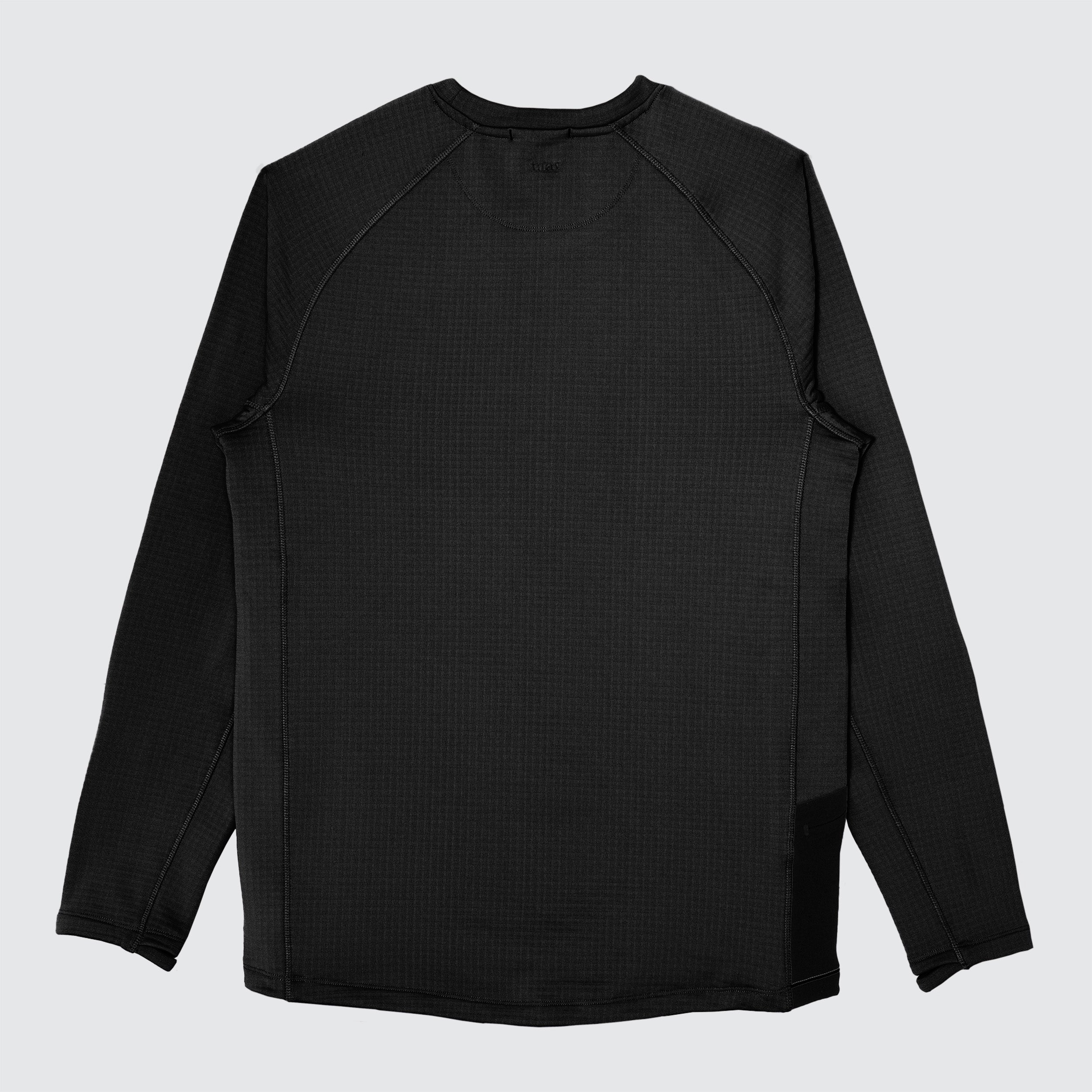 Bonfire Gridback Fleece Top - Black